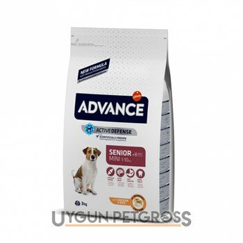 Advance Senior 8+ Tavuklu Küçük Irk Yaşlı Köpek Maması 3 Kg - Advance - Yaşlı Köpek Maması