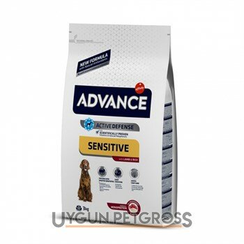 Advance Sensitive Kuzu Etli Yetişkin Köpek Maması 3 Kg - Advance - Yetişkin Köpek Maması