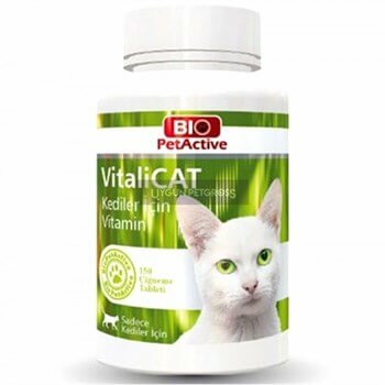 Bio Petactive Vitalicat Kediler İcin Multi Vitamin 75 Gr (150 Adet)