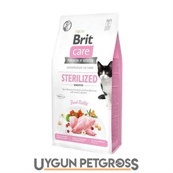 Brit Care Hypo-Allergenic Sensitive Tahılsız Tavşanlı Kısır Kedi Maması 7 Kg - Brit Care - Kısırlaştırılmış Kedi Maması