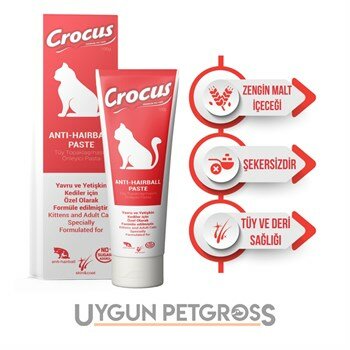 Crocus Anti Hairball Kedi Malt Macunu 100g - Crocus - Kedi Malt Macunları