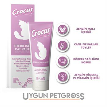 Crocus Kedi Sterilised Malt Macunu 100g - Crocus - Kedi Malt Macunları