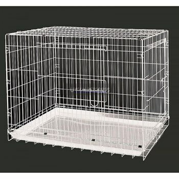 Dayang Köpek Kafesi Beyaz 108x69x77.5