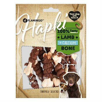 Flamingo Hapki Kuzulu Kemik Sargı Köpek Ödülü 150gr Köpek Ödülleri Flamingo
