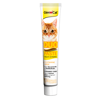 Gimcat Duo Paste Multi-Vitamin Peynirli Kedi Macunu 50 Gr