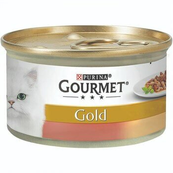 Gourmet Gold Çifte Lezzet Hindi ve Ördek Etli Kedi Konserve Maması 85 Gr Kedi Konserve Mamaları Gourmet Gold