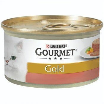 Gourmet Gold Kıyılmış Ördek Havuc ve Ispanaklı Kedi Konserve Maması 85 Gr Kedi Konserve Mamaları Gourmet Gold