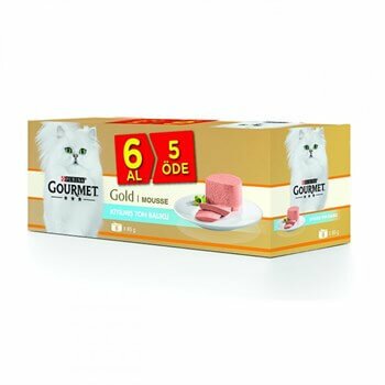 Gourmet Gold Kıyılmış Ton Balıklı Yetişkin Kedi Konserve Maması 85 Gr (6 Al 5 Öde) Kedi Konserve Mamaları Gourmet Gold