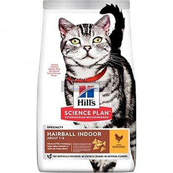 Hills Hairball Indoor Tüy Yumaği Kontrolü Tavuklu Kedi Maması 1.5 Kg