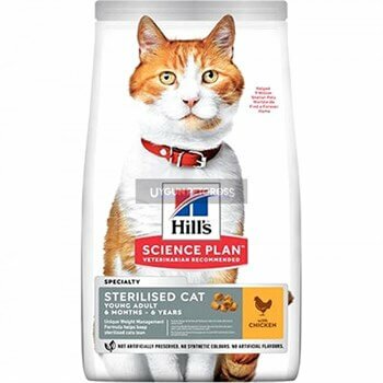 Hills Tavuklu Sterilised Kısırlaştırılmış Kedi Maması 1.5 Kg