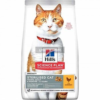 Hills Tavuklu Sterilised Kısırlaştırılmış Kedi Maması 10 Kg