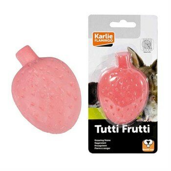 Karlie Flamingo Tutti Frutti Kemirme Taşı Çilek 65 Gr Kuş Oyuncağı ve Aksesuarları Karlie