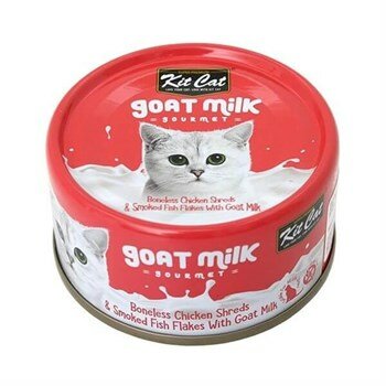 KitCat Keçi Sütlü Gourmet Tavuklu&Balıklı Kedi Konservesi 70g - KitCat - Yetişkin Kedi Konserveleri