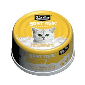 KitCat Keçi Sütlü Gourmet Tavuklu&Peynirli Kedi Konservesi 70g - KitCat - Yetişkin Kedi Konserveleri