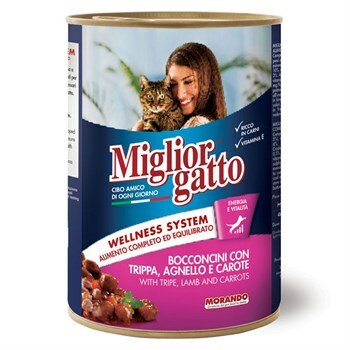 Miglior Gatto Parca Etli Kuzu Etli ve Ciğerli Yetişkin Kedi Konserve Maması 405 Gr Kedi Konserve Mamaları Miglior Gatto