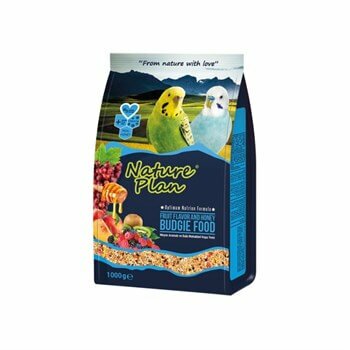 Nature Plan Meyve Aromalı ve Ballı Muhabbet Kuşu Yemi 1000 Gr Kuş Yemi Nature Plan