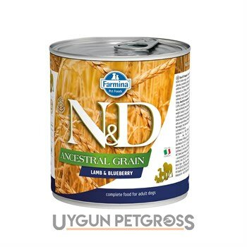 Nd Düsük Tahıllı Kuzu Etli ve Yaban Mersinli Yetişkin Köpek Konserve Maması 285 Gr - N&D - Yetişkin Köpek Konserveleri