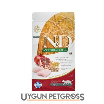 Nd Düsük Tahıllı Tavuklu Narli Yetişkin Kedi Maması 1.5 Kg - N&D - Yetişkin Kedi Maması
