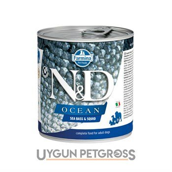 Nd Ocean Levrek ve Mürekkep Balıklı Yetişkin Köpek Konserve Maması 285 Gr - N&D - Yetişkin Köpek Konserveleri