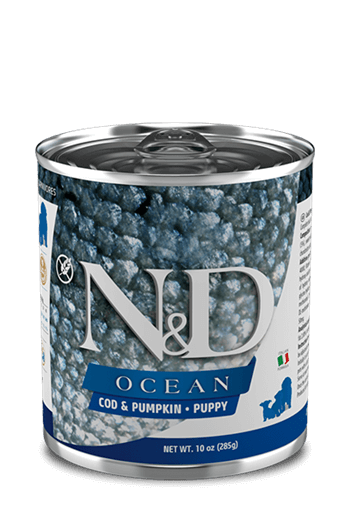 Nd Ocean Morina Balıklı ve Balkabaklı Yavru Köpek Konserve Maması 285 Gr Köpek Konserve Mamaları N&D