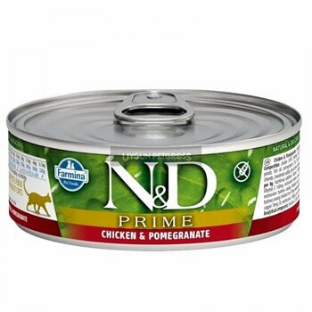 Nd Prime Tahılsız Tavuklu ve Narli Hamile Kedi Konserve Maması 80 Gr Kedi Konserve Mamaları N&D
