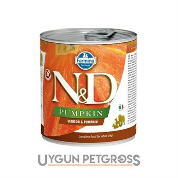 Nd Pumpkin Balkabaklı Tahılsız Geyikli Yetişkin Köpek Konserve Maması 285 Gr - N&D - Yetişkin Köpek Konserveleri
