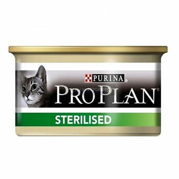 Pro Plan Somonlu Sterilised Kısırlaştırılmış Kedi Konserve Maması 85 Gr Kedi Konserve Mamaları Pro Plan