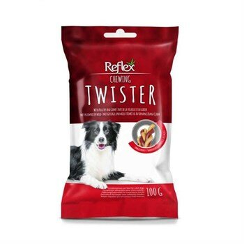 Reflex Chewing Twister Burgu Köpek Ödülü 100 Gr Köpek Ödülleri Reflex
