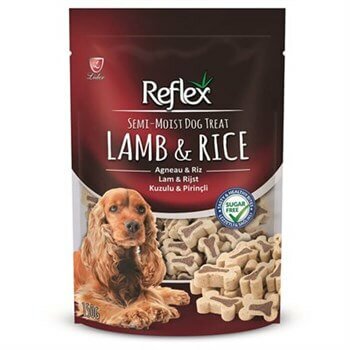 Reflex Köpek Ödülü Yumuşak Kuzulu ve Pirinçli 150 Gr Köpek Ödülleri Reflex