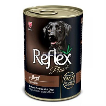 Reflex Plus Biftekli Parca Etli Yetişkin Köpek Konserve Maması 400 Gr