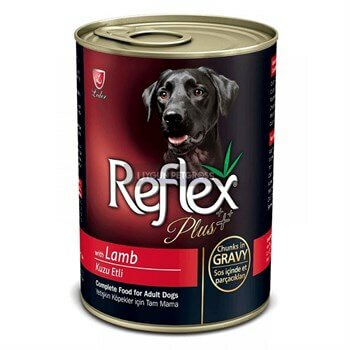 Reflex Plus Kuzu Etli Köpek Konserve Maması 400 Gr