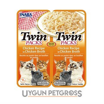 Twin Packs Tavuklu Kedi Çorbası 2 x 40 Gr - Ciao - Yetişkin Kedi Konserveleri