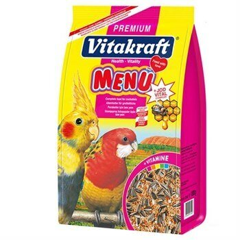 Vitakraft Şeker İlavesiz Paraket Yemi 1000 Gr Kuş Yemi Vitakraft