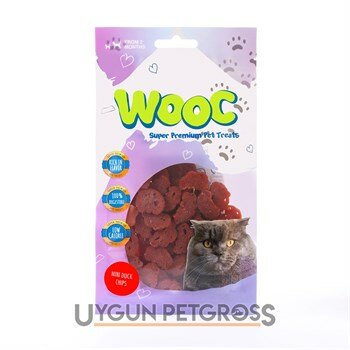 Wooc Mini Duck Chips Doğal Et Kedi Ödül Maması 40gr - Wooc - Doğal Et Kedi Ödülleri